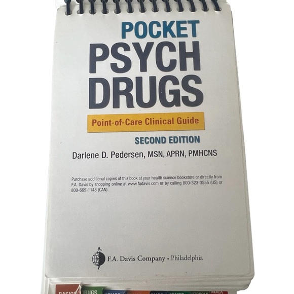 Pocket Psych Drugs : Point-Of-Care Clinical Guide by Darlene D. Pedersen (2009,. - Picture 3 of 4